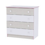 Συρταριέρα Lorelli Dresser New White/Pink Crossline