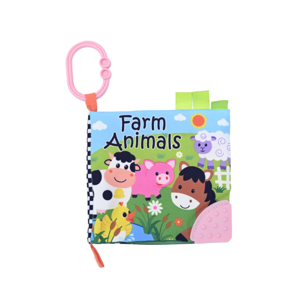 Εκπαιδευτικό βιβλίο Lorelli Farm Animals με Μασητικό